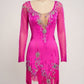Pink Crystal Cascade #C283