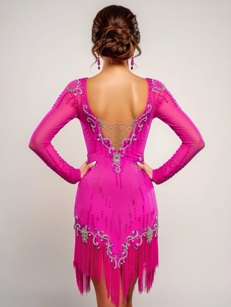 Pink Crystal Cascade #C283