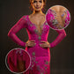 Pink Crystal Cascade #C283